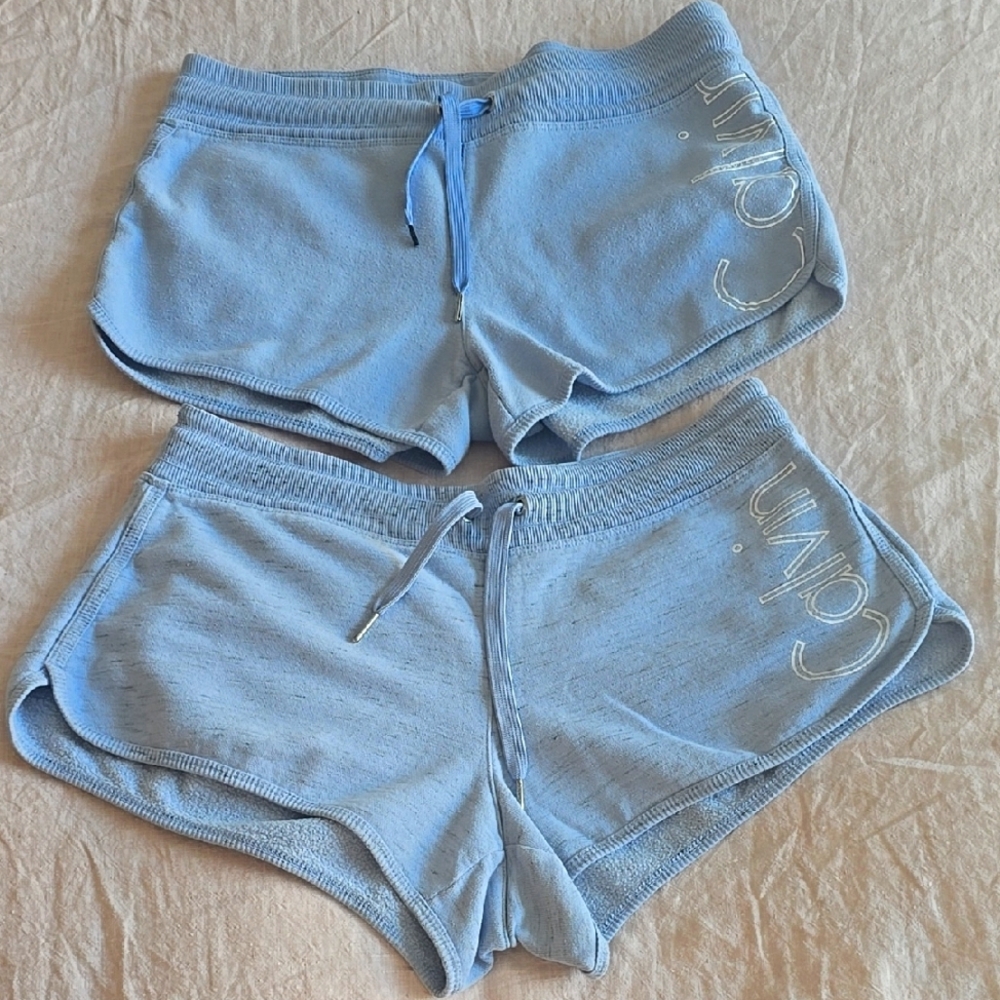 Calvin Klein Women's Blue Shorts Bundle Sz Medium